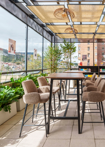 Terraza con vistas perfectas